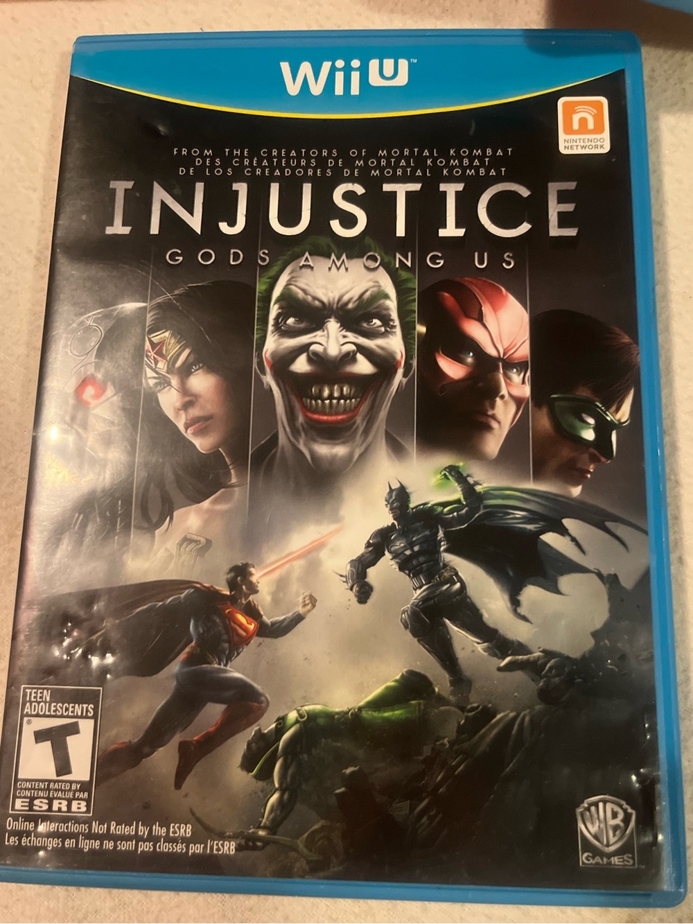 Nintendo Wii U Game Injustice: Gods Among Us